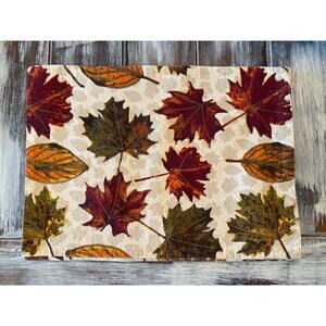 Haymarket Square Fall Dinner Place Mats Leaves Autumn Set of 4